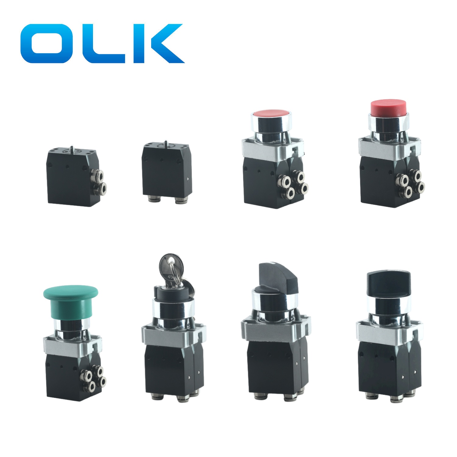 3 Way 104 Series Valve ปุ่มกดขนาดเล็ก